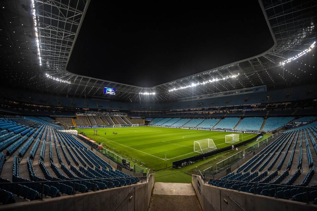 Com inspiração na Bundesliga, Grêmio estuda iniciativas para jogos sem público na Arena