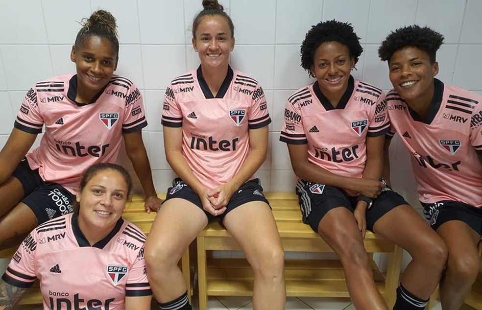 São Paulo renova contrato de jogadoras — Foto: Divulgação São Paulo