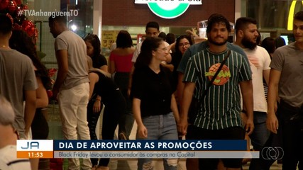 Consumidores de Palmas vão as compras aproveitar a Black Friday