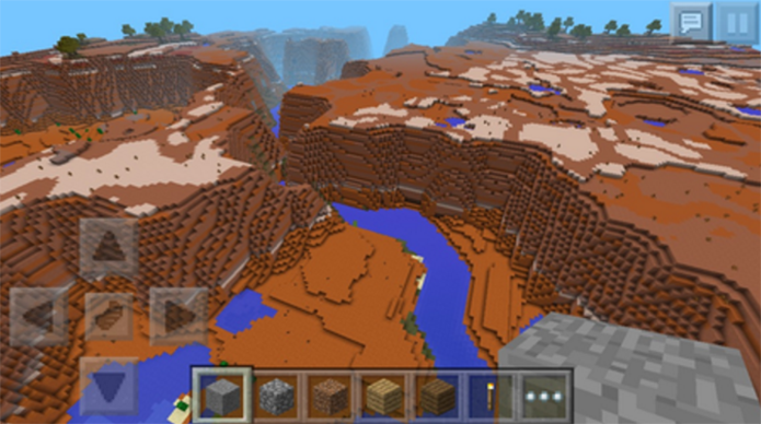 Deserto é um dos ambientes de Minecraft Pocket Edition (Foto: Reprodução/PocketGamer) 