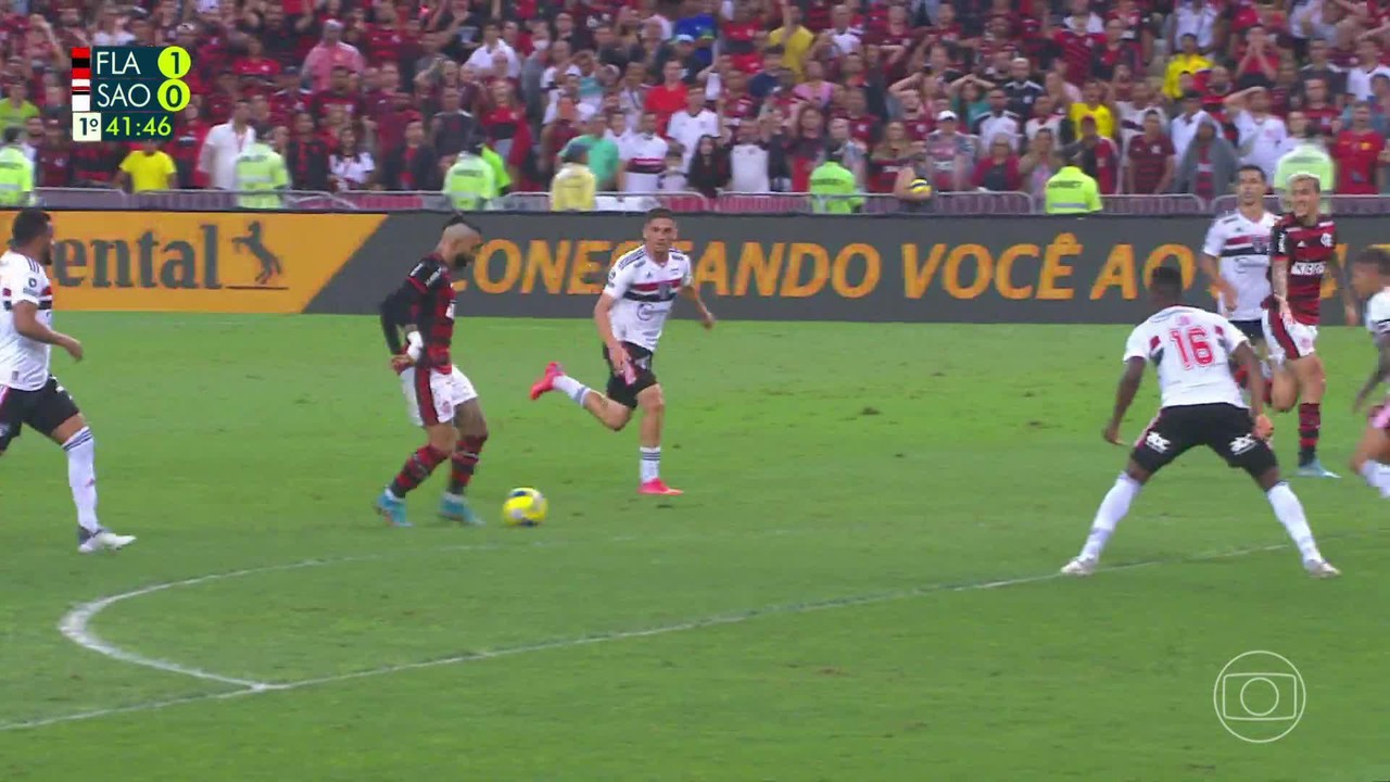 Flamengo x São Paulo - Melhores Momentos do 1º Tempo