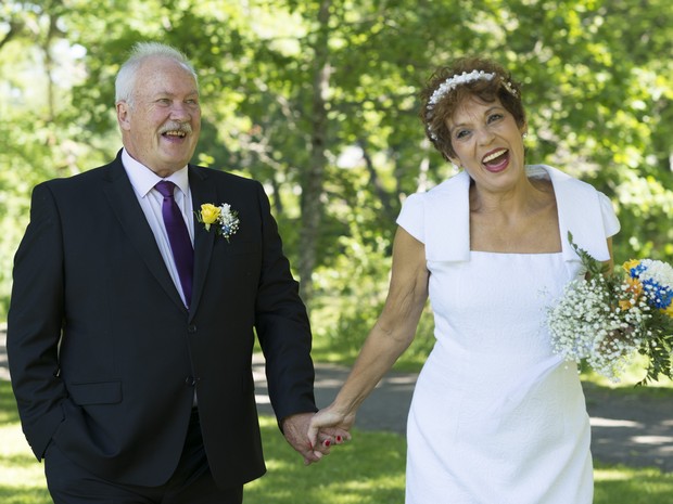 Casal que se conheceu há 52 anos em Mogi das Cruzes, se casa na Europa. (Foto: Silvia Alcantara/Arquivo Pessoal)