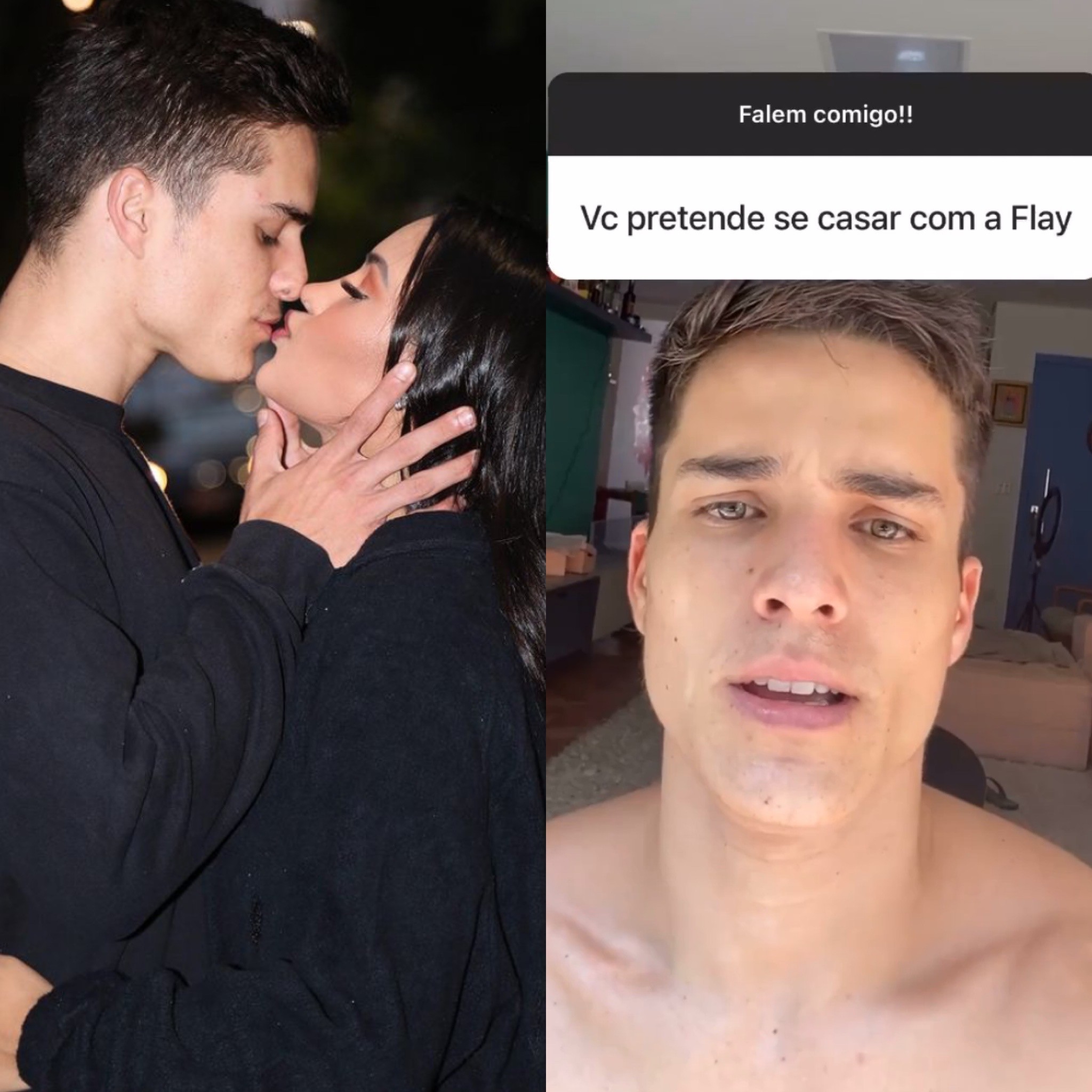 Pedro Maia diz que pretende se casar com Flay: 