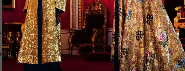 Família real divulga imagens das vestimentas que serão usadas na coroação do rei Charles III — Foto: Reprodução Instagram/ The Royal Family