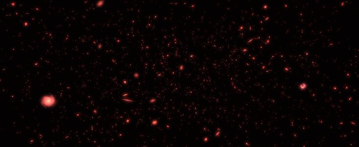 Estrelas começaram a se formar quando o Universo tinha 500 milhões de anos. Impressão artística do Universo primordial (Foto: ESA/Hubble, M. Kornmesser)