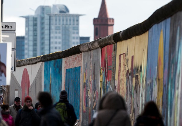 Muro de Berlim, na Alemanha (Foto: Carsten Koall/Getty Images)