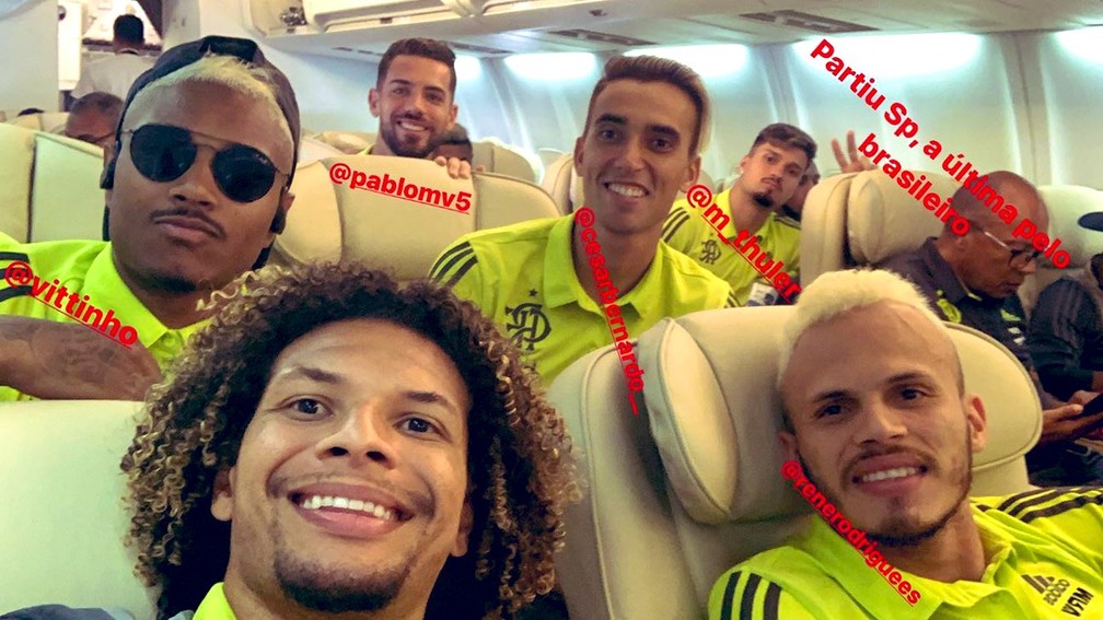 Vitinho e Pablo Marí também retornam à lista de relacionados — Foto: Divulgação