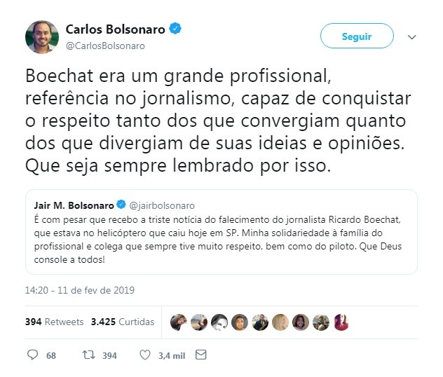 Carlos Bolsonaro (Foto: Reprodução)