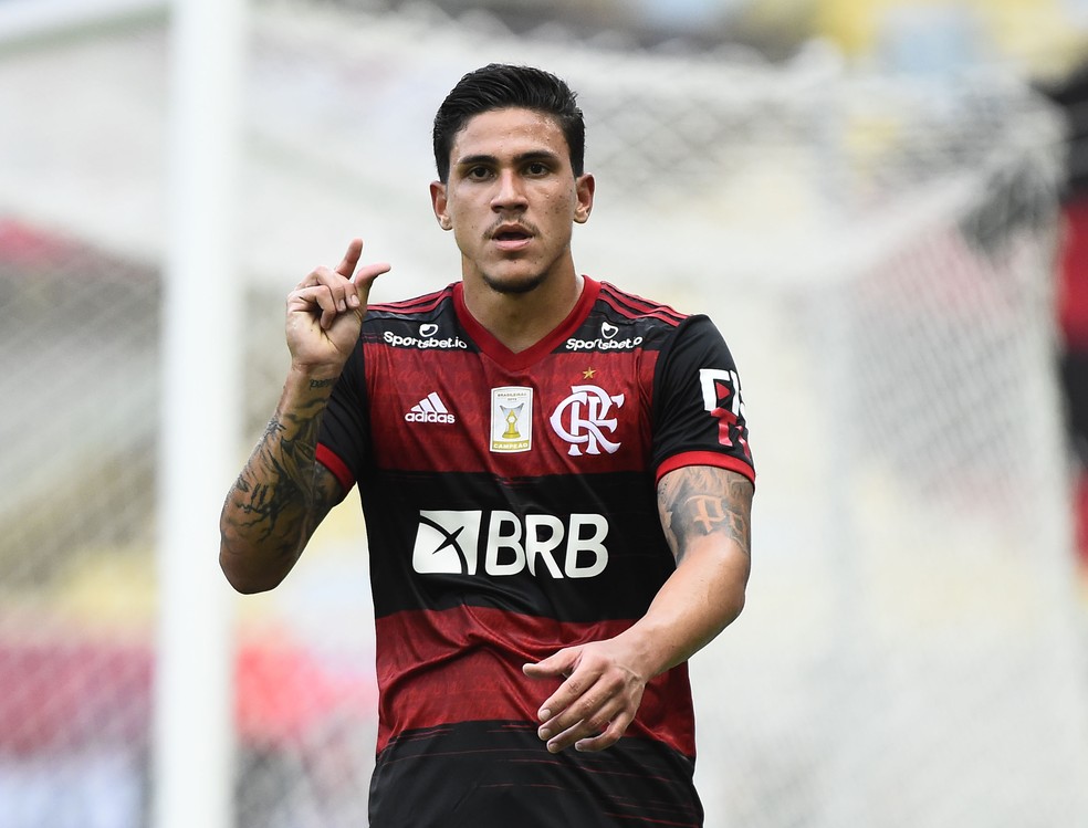 Atacante est&aacute; no Fla desde 2020 &mdash; Foto: Andr&eacute; Dur&atilde;o