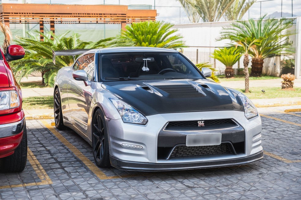 O Nissan GT-R Premiun 2012 de Wallace é o seu carro preferido  — Foto: Bruno Castro/Autoesporte 