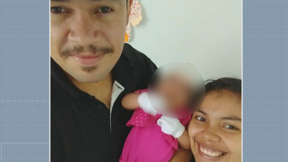 Pais de bebê de 6 meses que morreu vítima de maus-tratos no DF — Foto: Reprodução