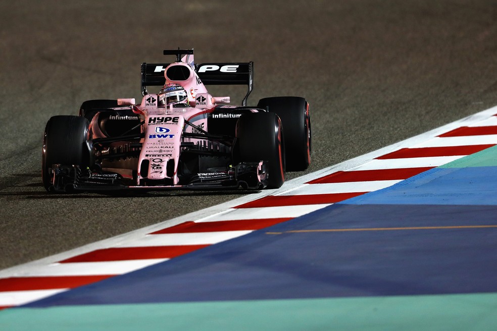 A Force India vive ótima fase nas pistas. No Bahrein, Pérez foi o 7º e o Ocon o 10º (Foto: Getty Images)