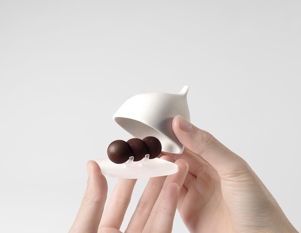 Designer desenvolve chocolate feito com inseto em pó comestível (Foto: Divulgação )