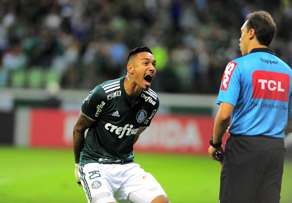 Antônio Carlos reclama de gol anulado no fim do jogo (Foto: Marcos Ribolli)