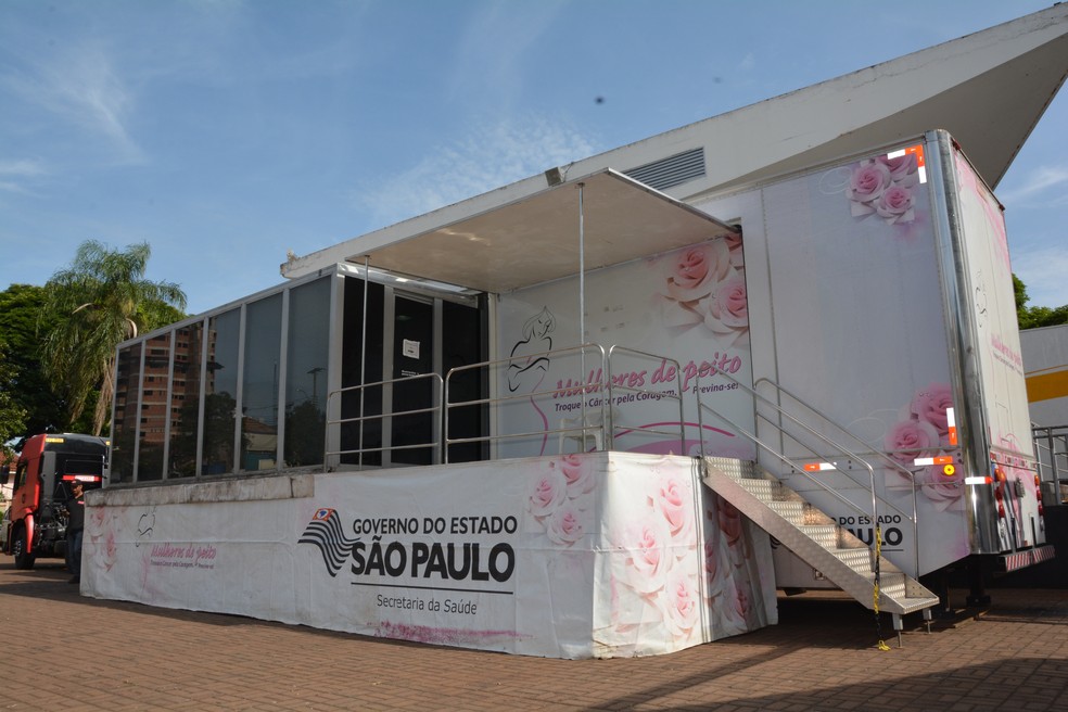 Carreta da mamografia realiza exames gratuitos até sexta-feira em Barra Bonita — Foto: Governo de SP/Divulgação
