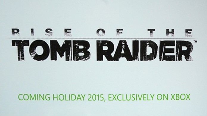 Anúncio de exclusividade de Rise of the Tomb Raider para Xbox One criou confusão na época (Foto: Reprodução/Engadget)