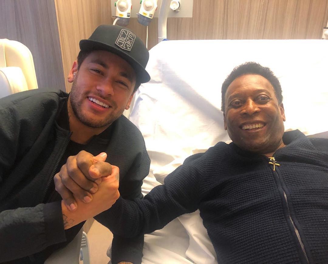Neymar e Pelé (Foto: reprodução/ instagram)