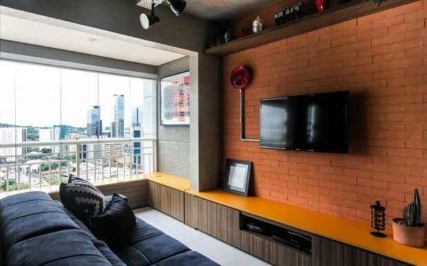 Apartamento loft Brooklin  (Foto: André Laize/divulgação)
