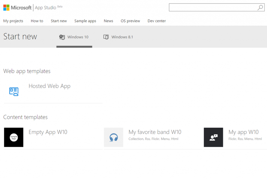 Microsoft app studio download