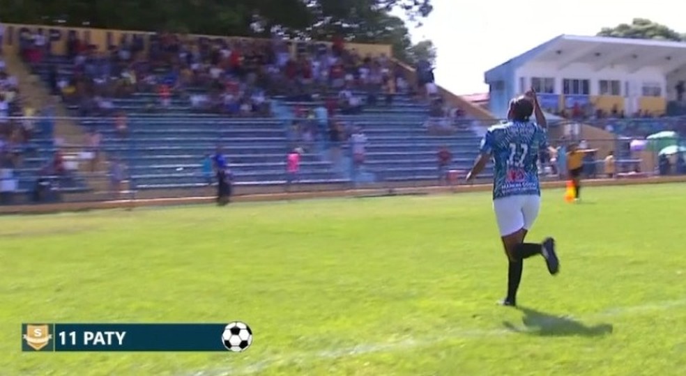 São João x Matadouro, comemoração do gol do São João — Foto: Rede Clube
