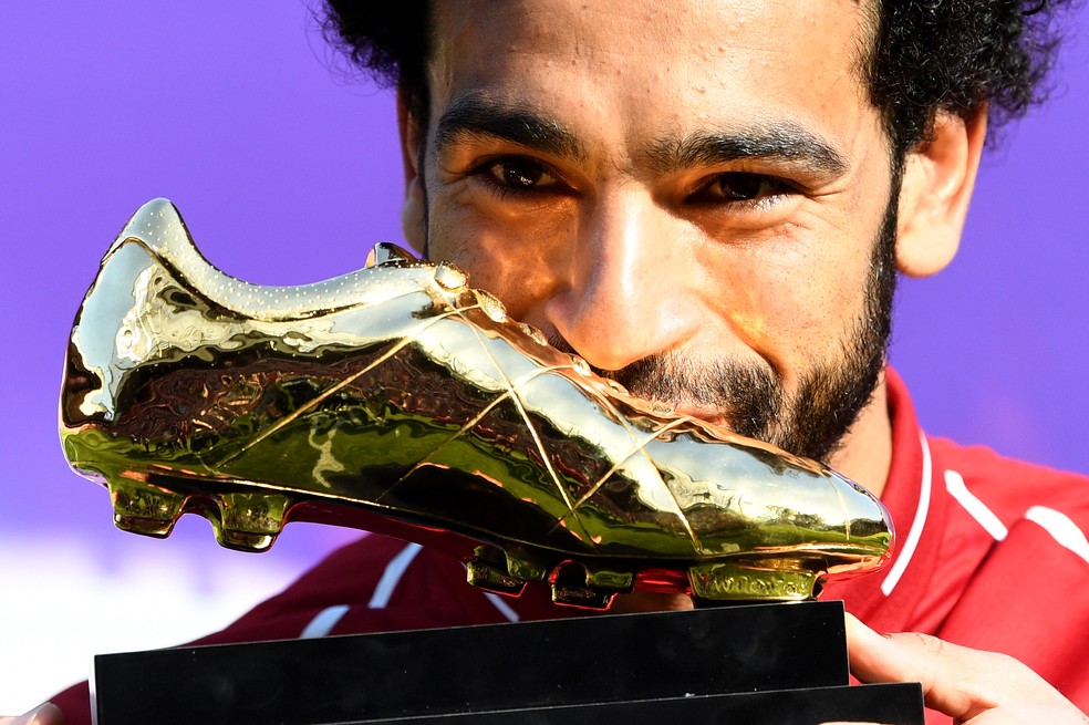 Salah beija a Chuteira de Ouro da Premier League: pela primeira vez alguém marcou 32 gols com 38 rodadas (Foto: Getty Images)