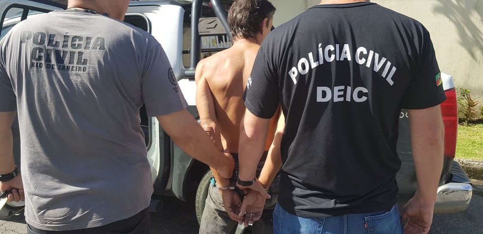 Casal que aplicava golpes usando passagens aÃ©reas foi preso no Recreio dos Bandeirantes, no Rio. (Foto: DivulgaÃ§Ã£o/ PolÃ­cia Civil RS)