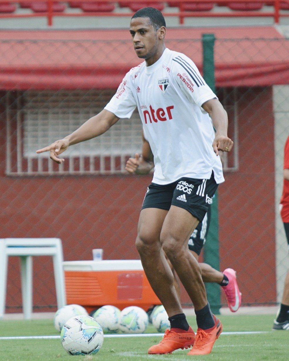 Bruno Alves em treino do São Paulo — Foto: Divulgação São Paulo