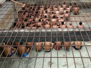 Presos são suspeitos de começarem quebradeira em presídio (Foto: Agepens/ Divulgação) Presos são suspeitos de começarem quebradeira em presídio (Foto: Agepens/ Divulgação)