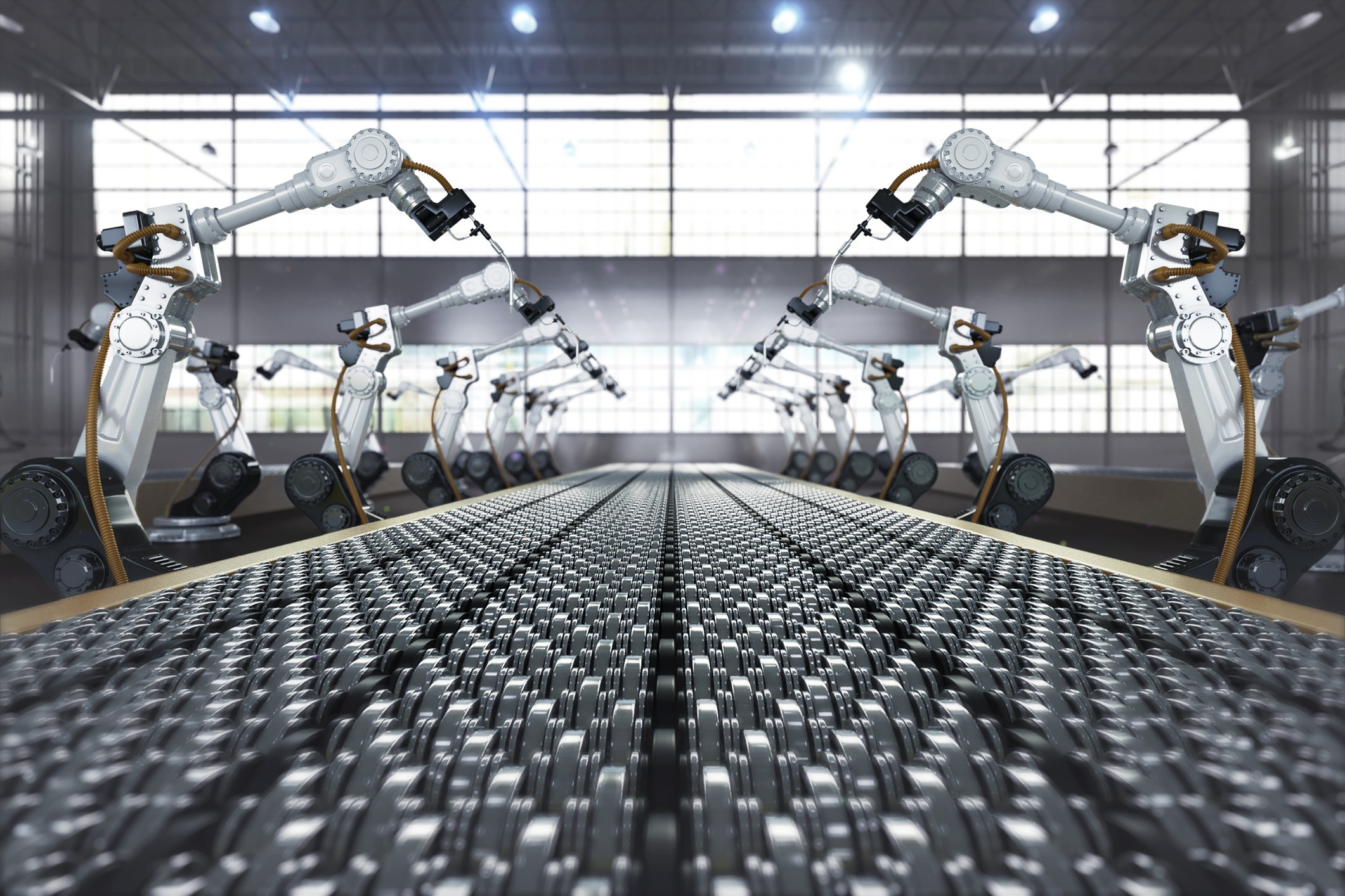 tecnologia, futuro, inteligência artificial, IA, indústria, transformação digital, digital, produção, fábrica, máquina, rôbos,  (Foto: Getty Images )
