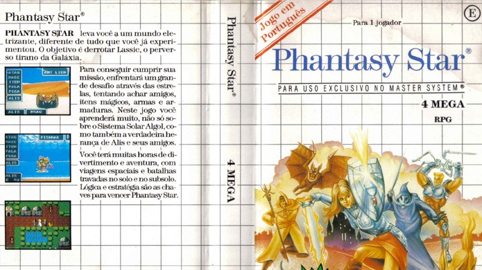 Phantasy Star em português foi uma das surpresas do Master System (Foto: Reprodução/A Gazeta de Algol)