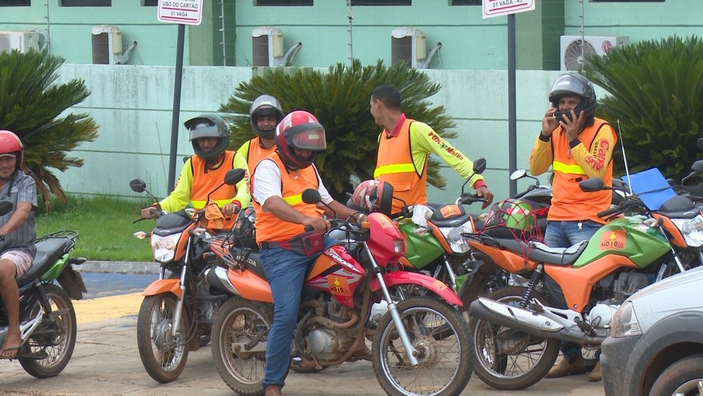 Mototaxistas tentam liberação desde agosto deste ano.  — Foto: Reprodução/Rede Amazônica