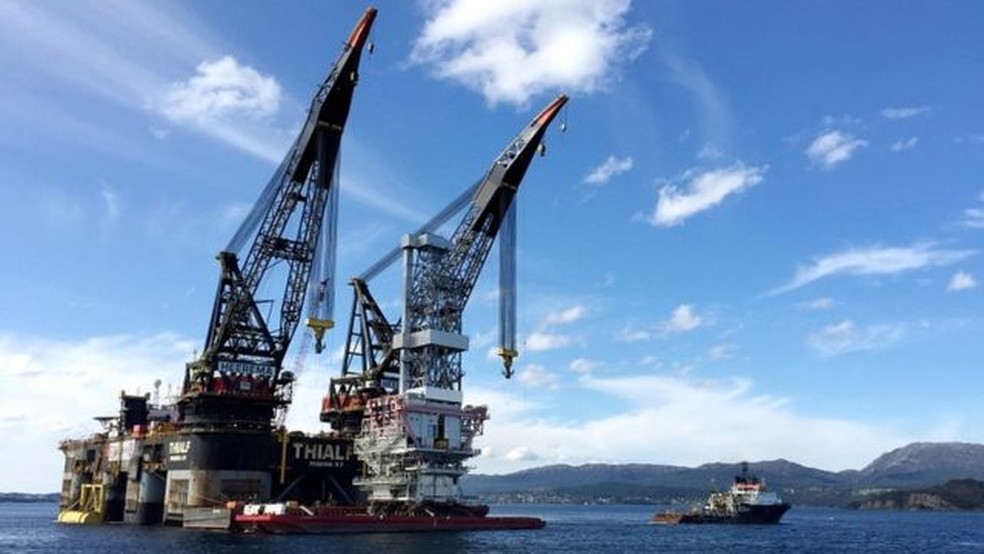A Noruega é o maior produtor de petróleo e gás natural da Europa Ocidental — Foto: REUTERS/BBC