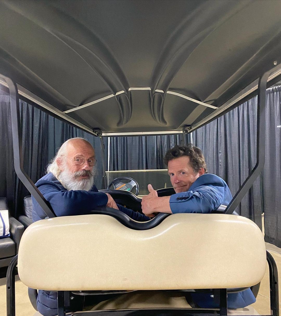 Michael J. Fox e Christopher Lloyd (Foto: reprodução/instagram)