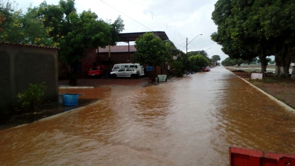 Talismã teve chuva prevista para 15 dias em 20 minutos (Foto: Defesa Civil/Divulgação)