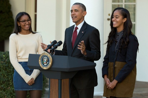 Filhas de Barack Obama o fizeram mudar de opinião sobre casamento gay (Foto: Chip Somodevilla / Getty Images)