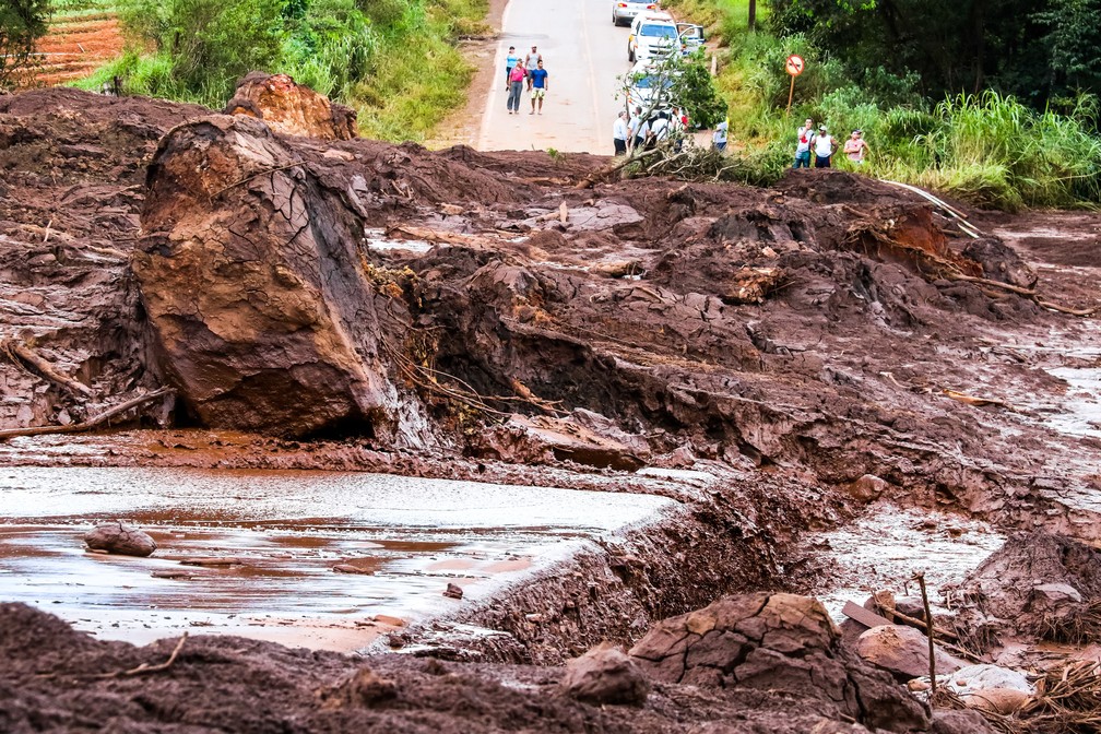 RegiÃ£o afetada pela lama prÃ³xima a Brumadinho, MG. â Foto: Cadu Rolim/Fotoarena/EstadÃ£o ConteÃºdo