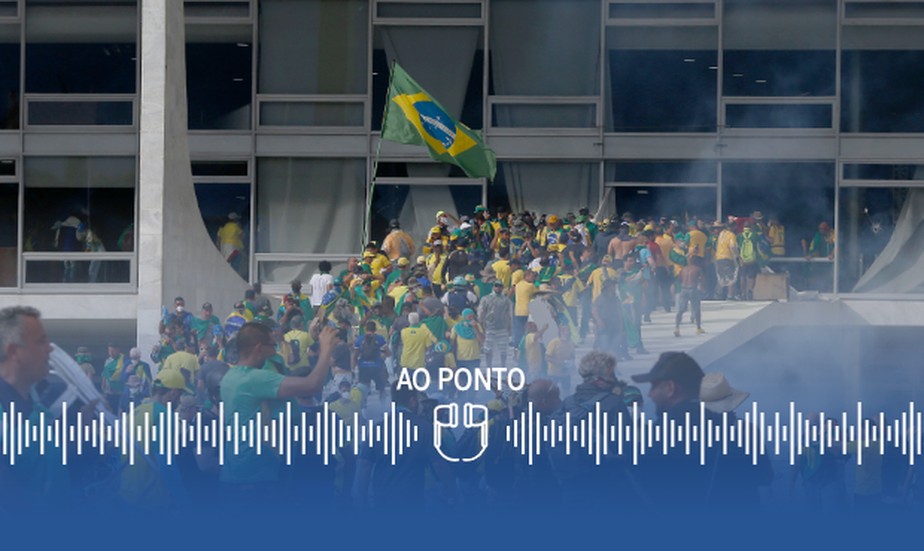 Bolsonaristas radicais invadem o Palácio do Planalto durante ataque de 8 de janeiro