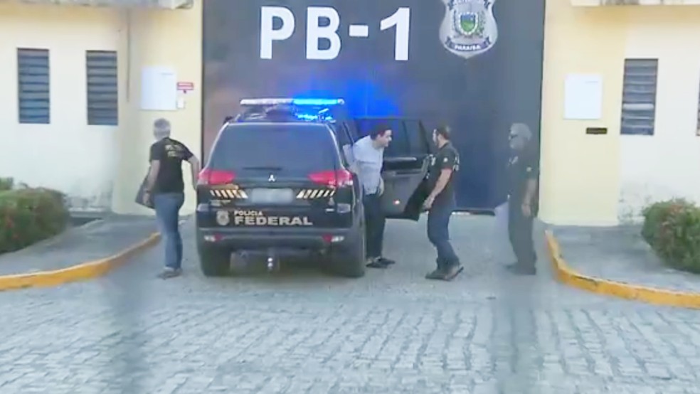 Fabiano Gomes est� preso no PB1 em Jo�o Pessoa desde o dia 23 de agosto ap�s Xeque-Mate (Foto: Reprodu��o/TV Cabo Branco)