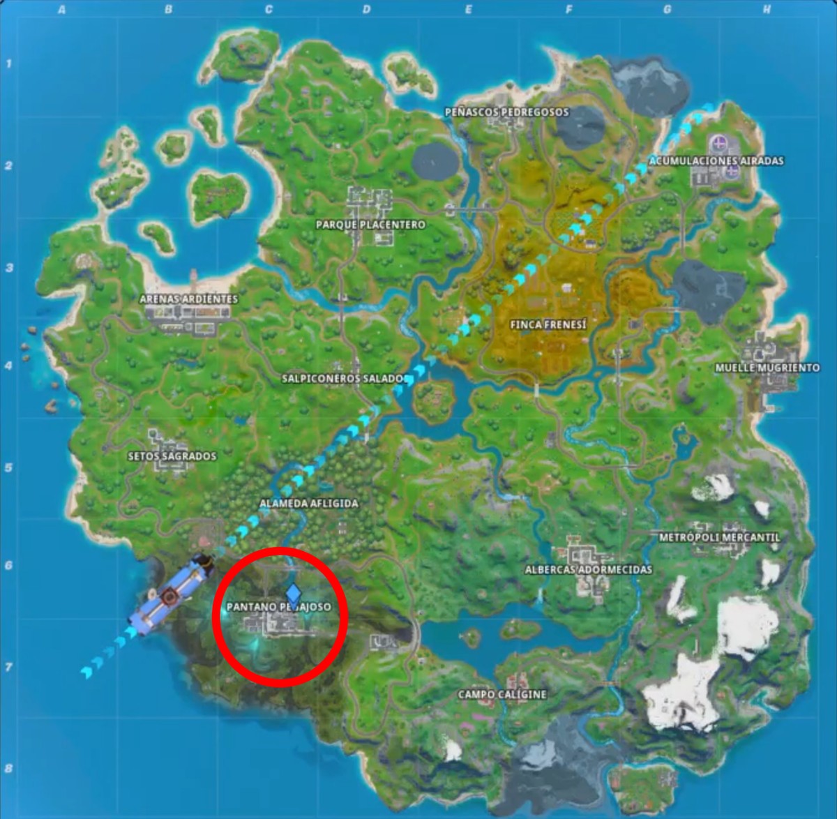 Fortnite: como achar a letra 