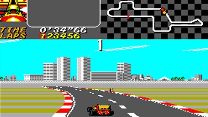 Ayrton Senna e a série Super Monaco GP eram uma combinação perfeita (Foto: Game Oldies)