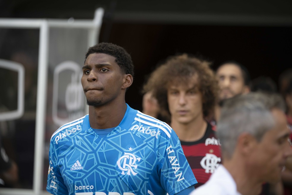 Hugo Souza é o líder em falhas individuais do Flamengo na atual temporada — Foto: Alexandre Vidal/Flamengo