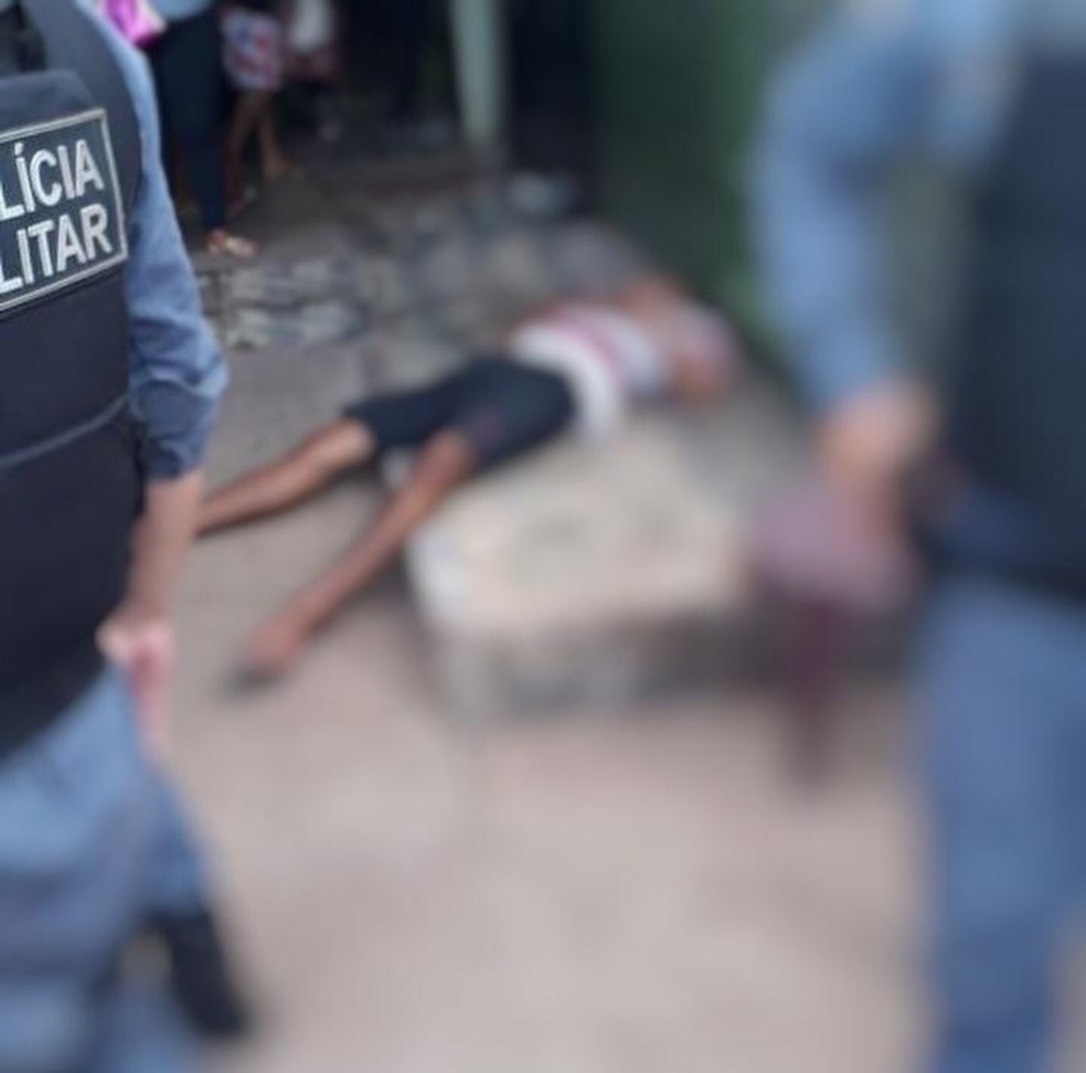 Crime foi na manhÃ£ desta terÃ§a-feira (18) no bairro Cohab, em SÃ£o LuÃ­s. â€” Foto: DivulgaÃ§Ã£o/PolÃ­cia Militar