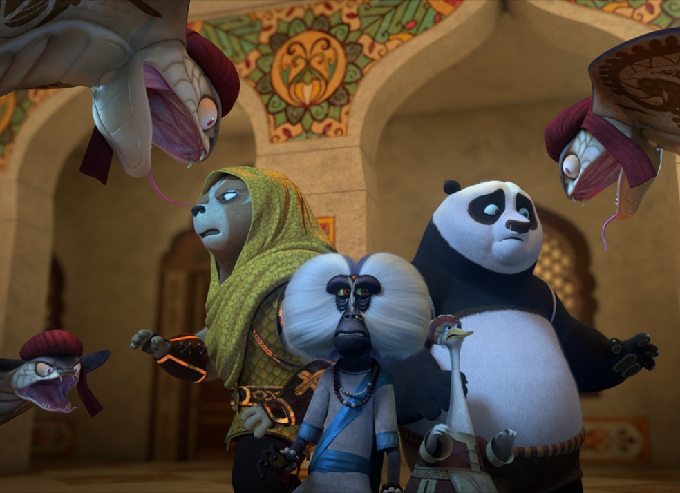 O Panda do Kung Fu: O Cavaleiro Dragão — Foto: Divulgação / Netflix