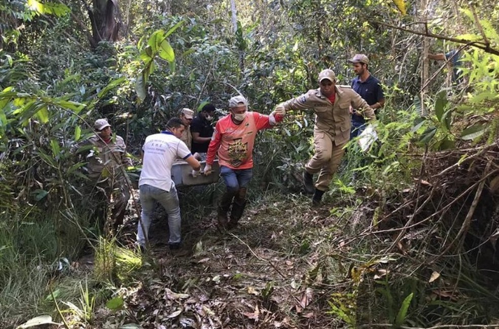 O corpo de Ana Paula foi encontrado na área rural de Juína. — Foto: Rádio Metrô FM Juína