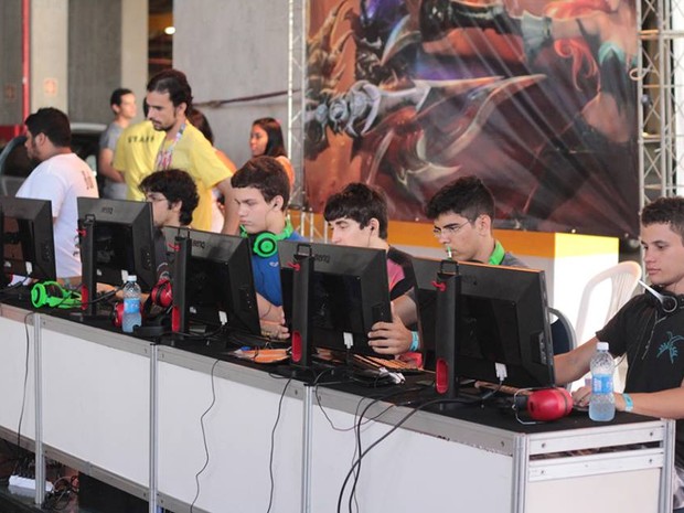 SAGA Arena reúne fãs de games e esporte eletrônicos (Foto: Ana Clara Nobre) SAGA Arena reúne fãs de games e esporte eletrônicos (Foto: Ana Clara Nobre)