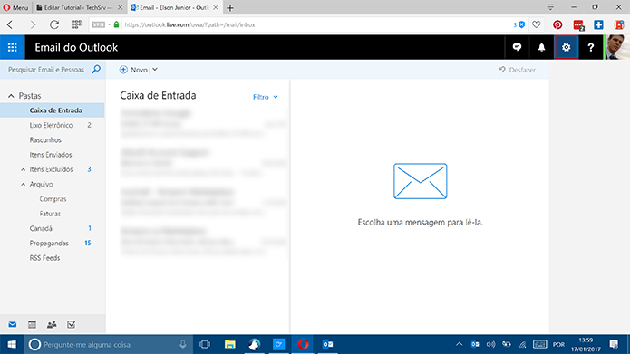 Usuário pode conectar contas do Gmail no Outlook.com (Foto: Reprodução/Elson de Souza)