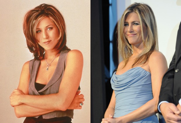 Nos tempos de ‘Friends’, Aniston, em foto de 1995, tinha 26 anos. Atualmente, a atriz está com 45. (Foto: Getty Images)