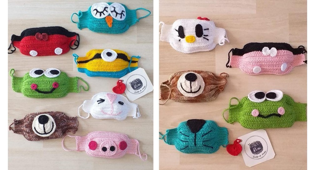 Artesa Produz Mascaras De Croche Com Personagens Para Doar A Criancas Carentes No Interior De Sp Sorocaba E Jundiai G1