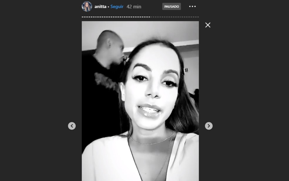 Anitta grava novo clipe em Salvador nesta quinta-feira (13) — Foto: Redes Sociais