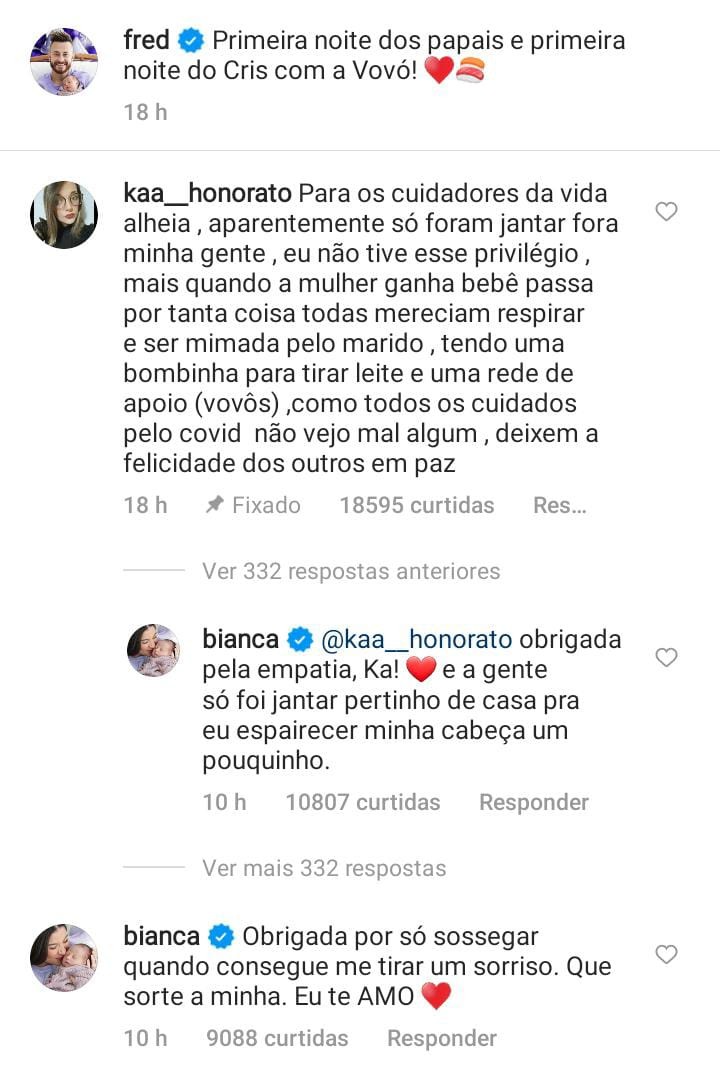 Bianca Andrade comenta 'vale night' (Foto: Reprodução / Instagram)